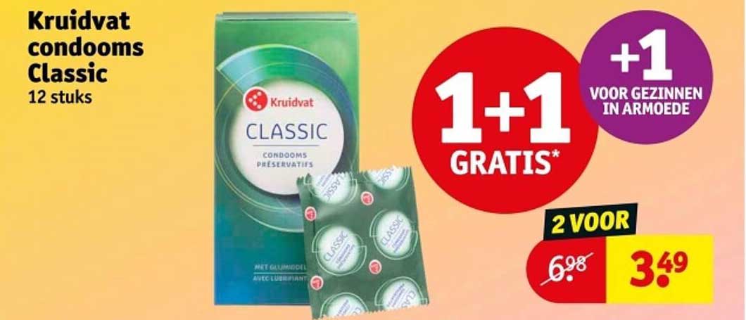 Kruidvat condooms Classic 12 stuks
