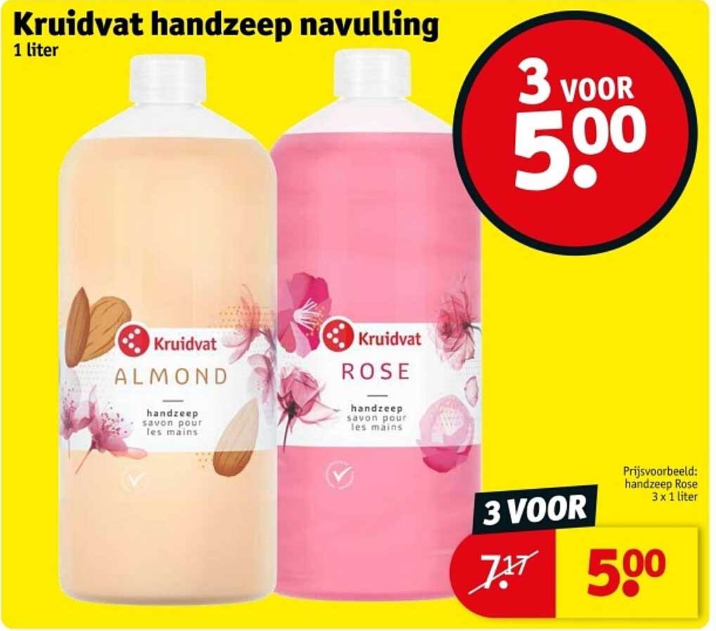 Kruidvat handzeep navulling