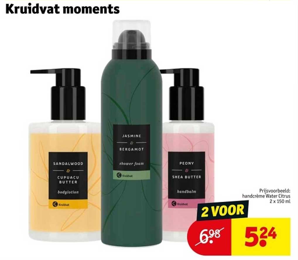 Kruidvat Moments: 2 Voor €5,24