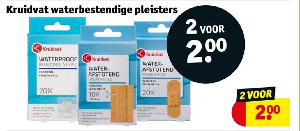 Kruidvat waterbestendige pleisters