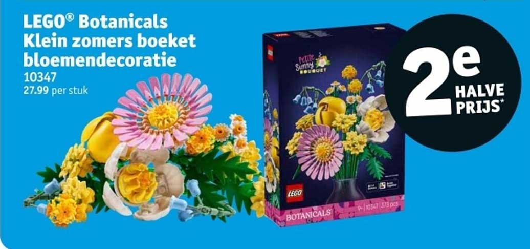LEGO® Botanicals Klein zomers boeket bloemdecoratie