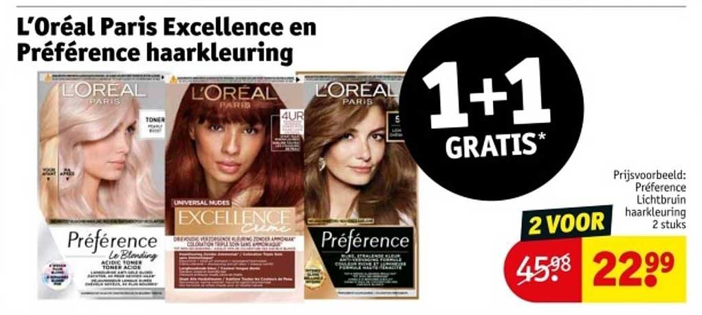 L’Oréal Paris Excellence en Préférence haarkleurding