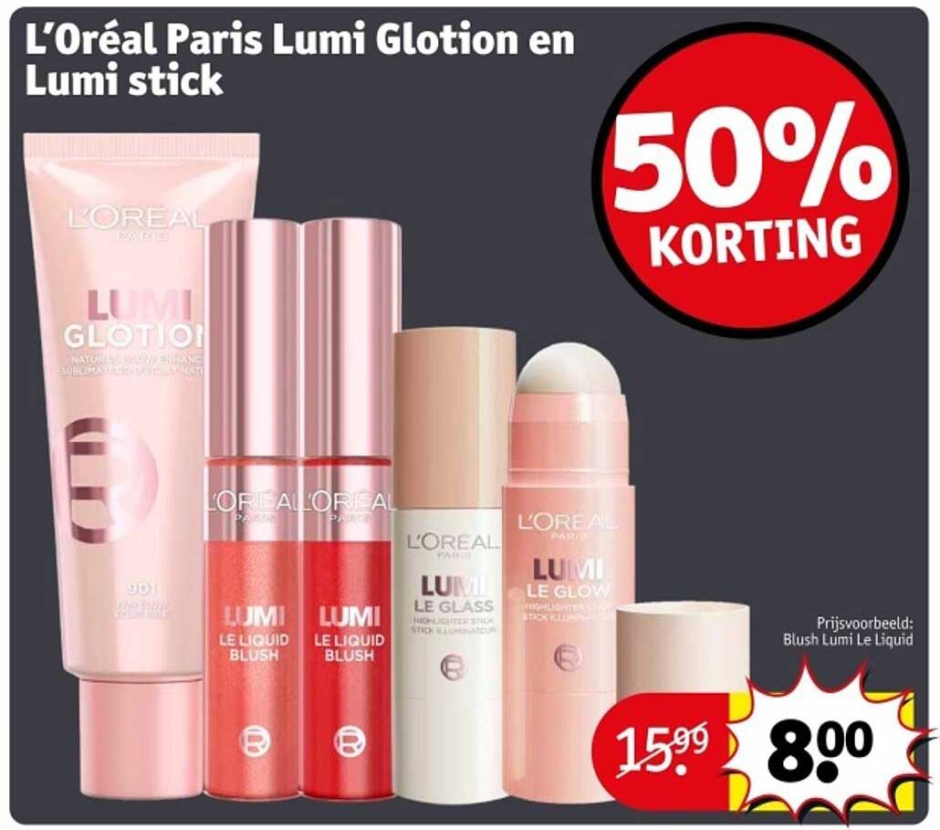 L'Oréal Paris Lumi Glotion en Lumi stick