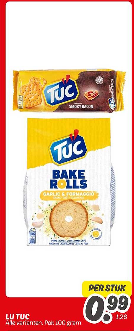 LU TUC - Alle varianten. Pak 100 gram