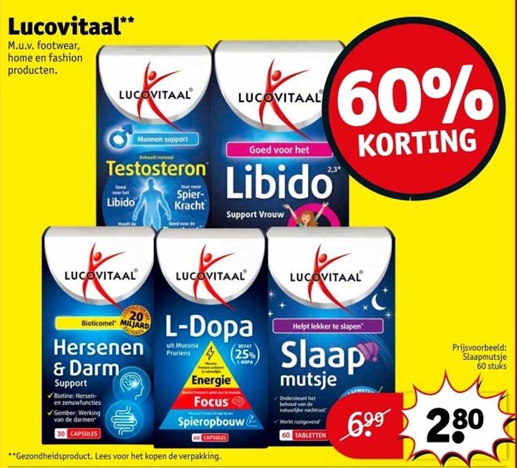 Lucovitaal Slaapmutje 60 tabletten