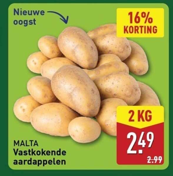 Malta Vastkokende aardappelen