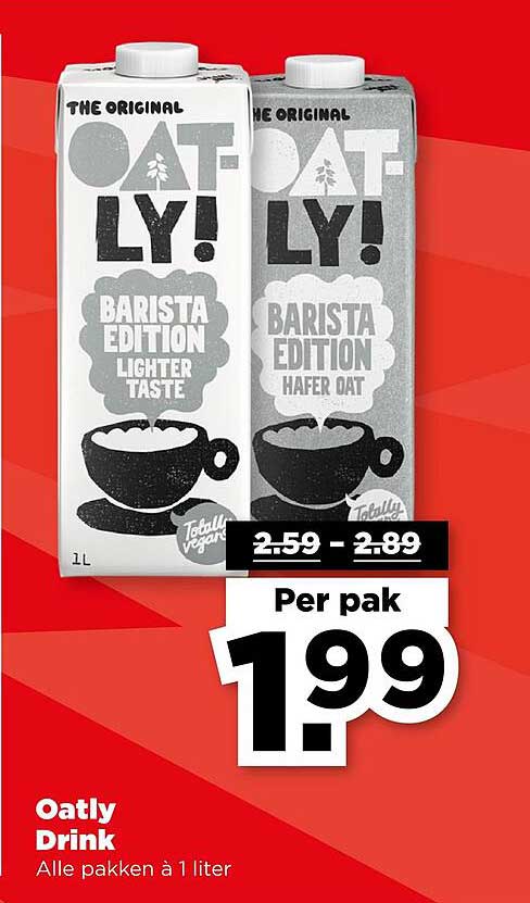 Oatly Drink - Alle pakken à 1 liter
