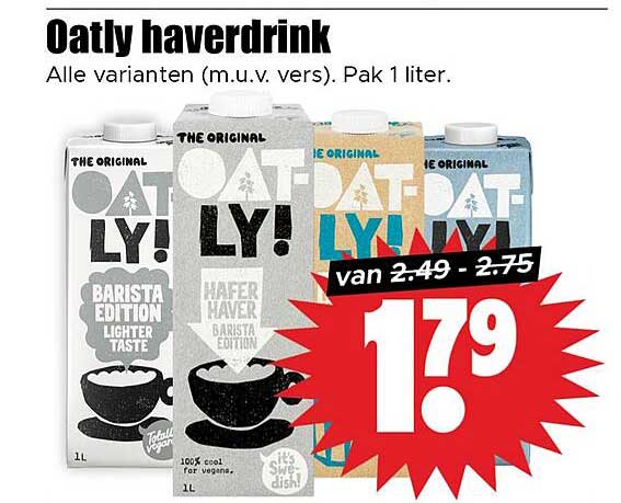 Oatly haverdrink