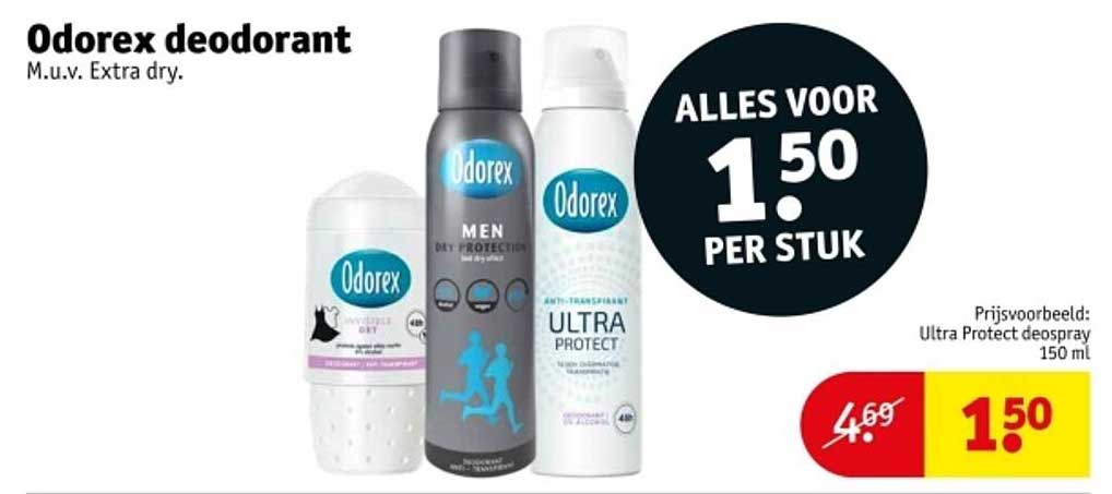 Odorex deodorant M.u.v. Extra dry