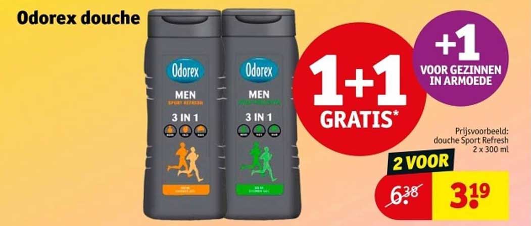 Odorex douche 3 IN 1