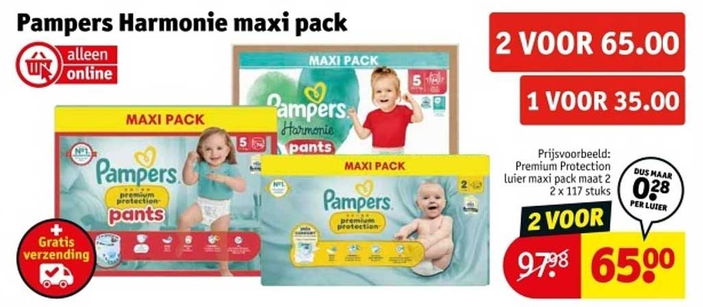 Pampers Harmonie maxi pack