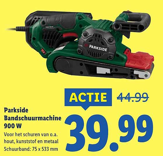 Parkside Bandschuurmachine 900 W
