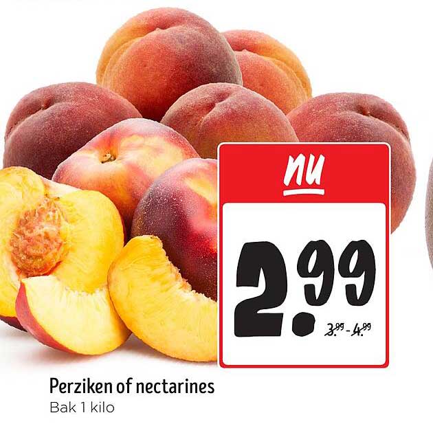Perziken of nectarines Bak 1 kilo