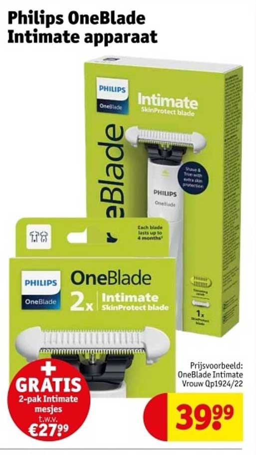 Philips OneBlade Intimate apparaat
