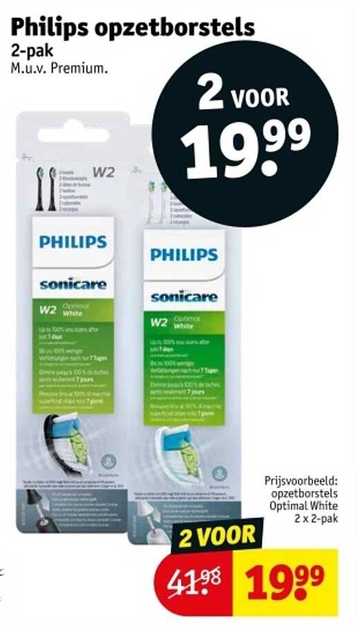 Philips opzetborstels 2-pak
