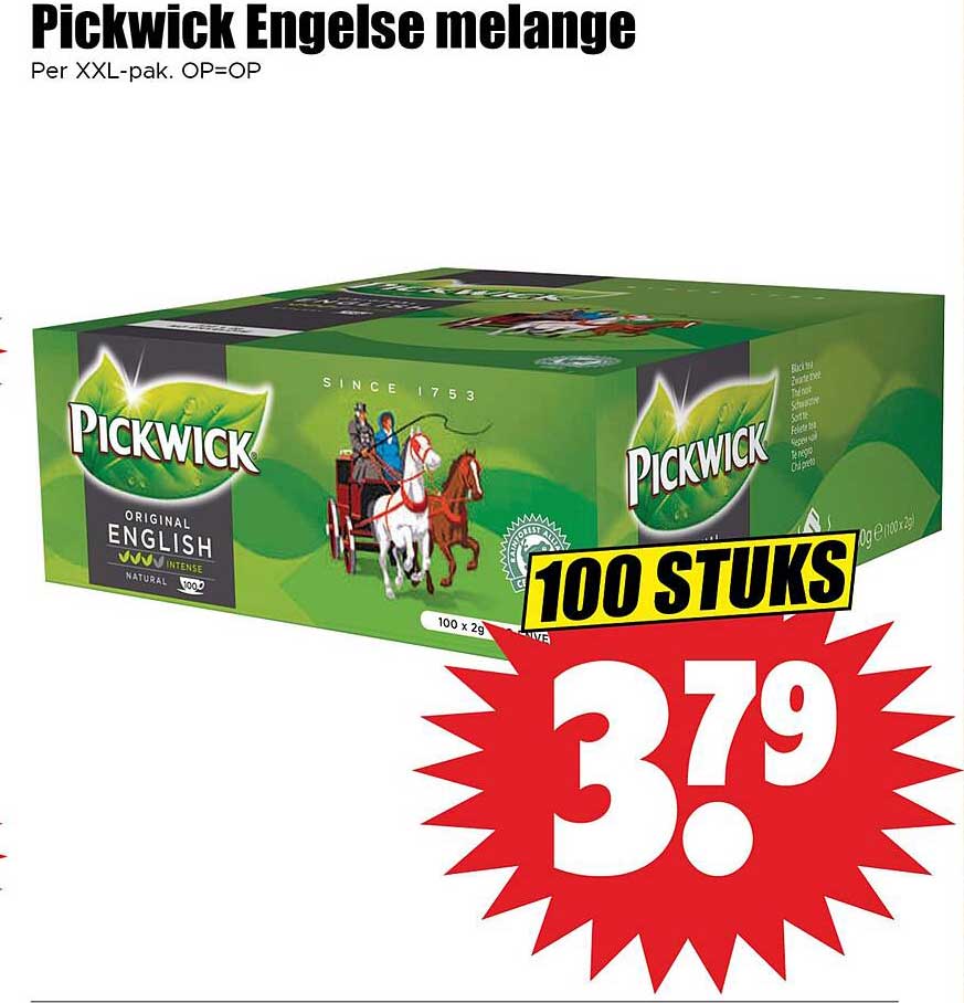 Pickwick Engelse melange