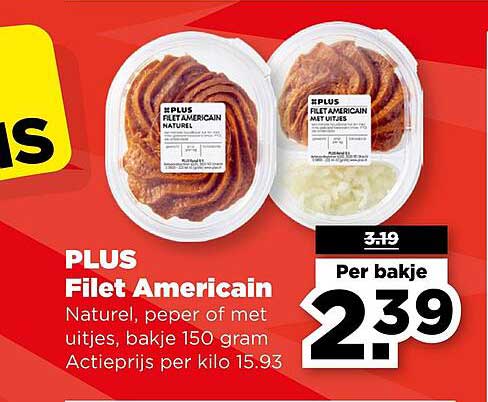 PLUS Filet Americain