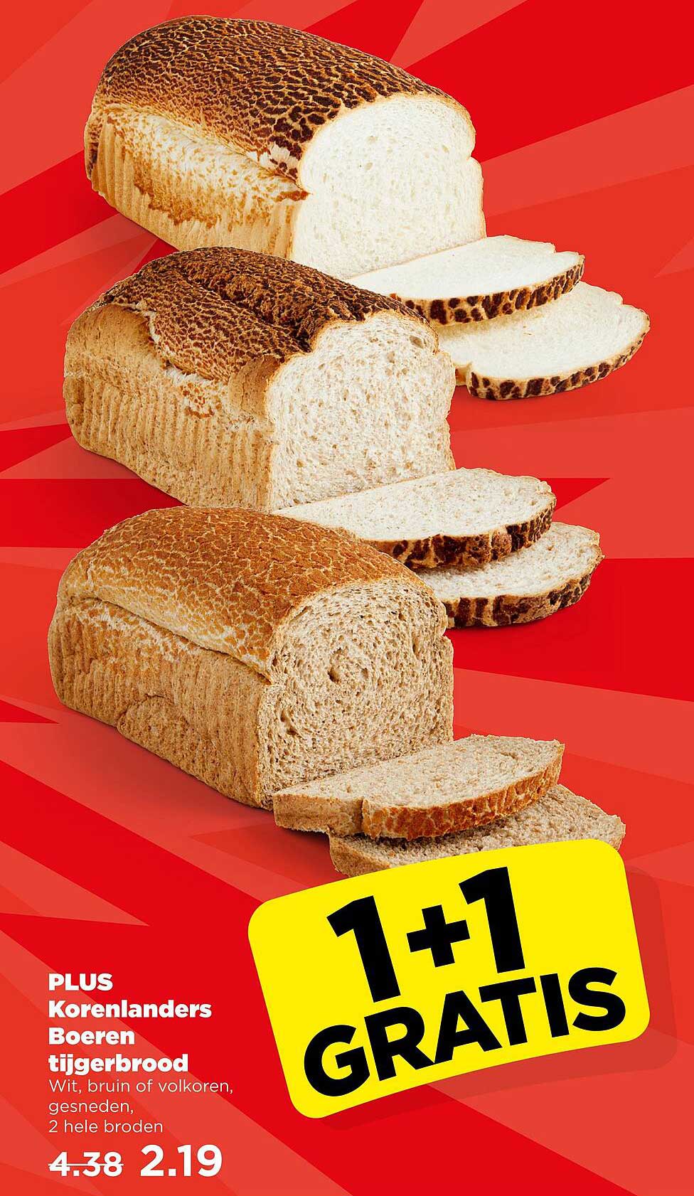 PLUS Korenlanders Boeren tijgerbrood
