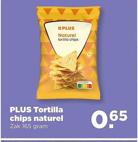 PLUS Tortilla chips naturel