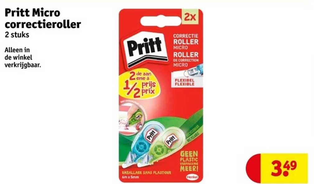 Pritt Micro correctieroller