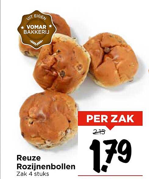 Reuze Rozijnenbollen