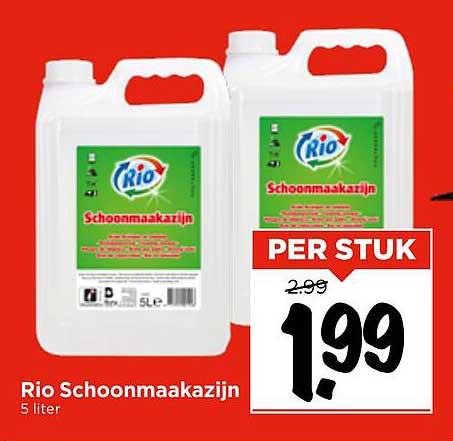Rio Schoonmaakazijn 5 liter