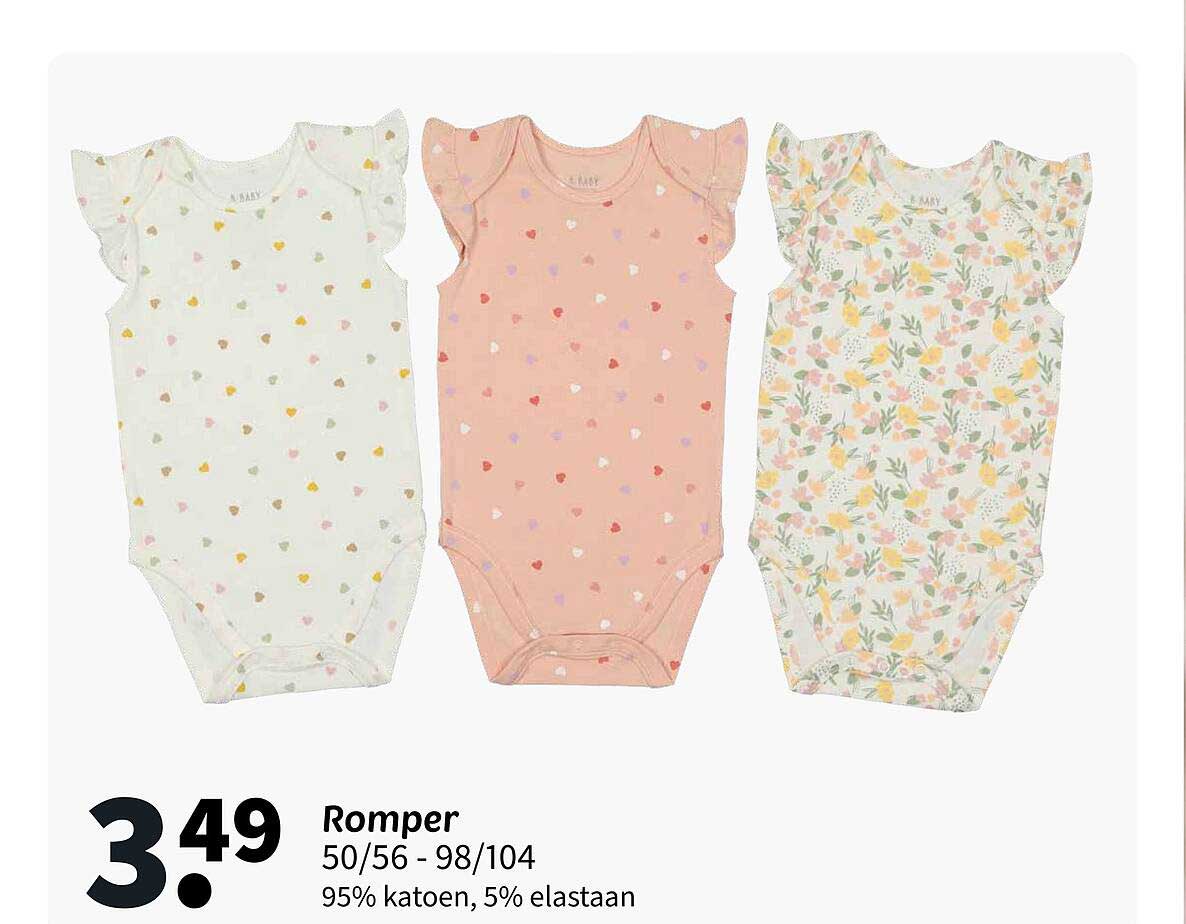 Romper 50/56 - 98/104