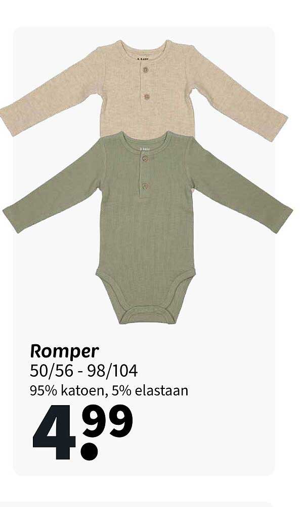 Romper 50/56 - 98/104
