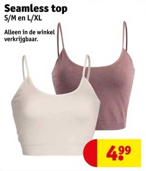 Seamless top S/M en L/XL