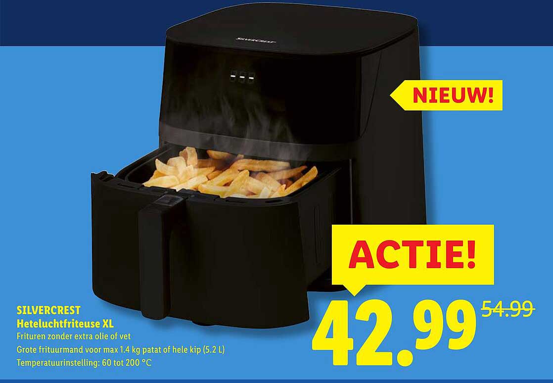 SILVERCREST Heteluchtfriteuse XL