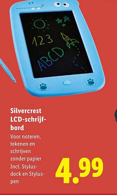 Silvercrest LCD-schrijfbord