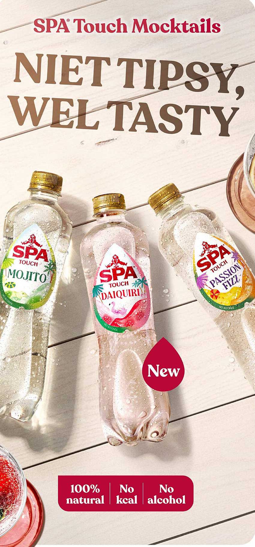 SPA Touch Mocktails - Mojito, Daiquiri en Passion Fizz