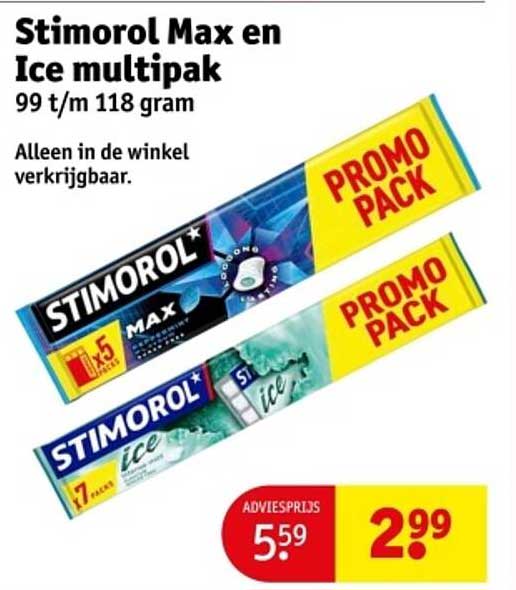 Stimorol Max en Ice multipak
