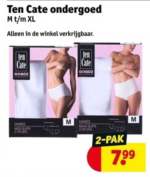 Ten Cate ondergoed M t/m XL