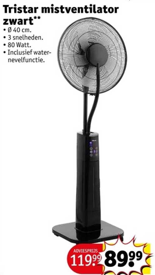 Tristar mistventilator zwart