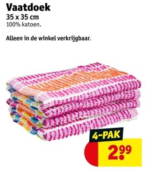 Vaatdoek 4-PAK