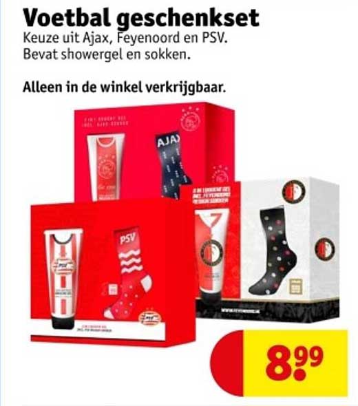Voetbal geschenkset