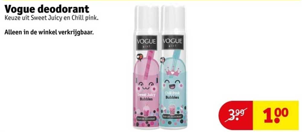 Vogue deodorant