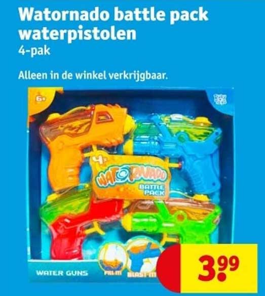 Watornado battle pack waterpistolen 4-pak