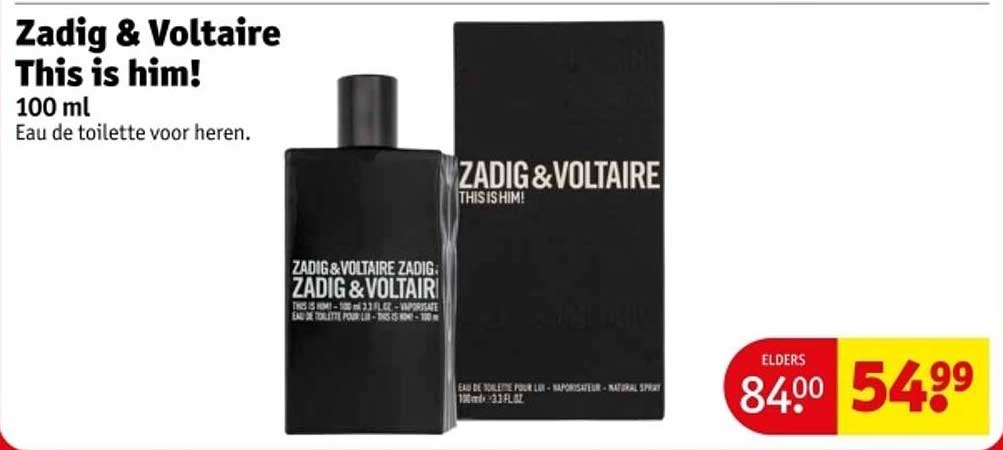 Zadig & Voltaire This is him! 100 ml Eau de toilette voor heren