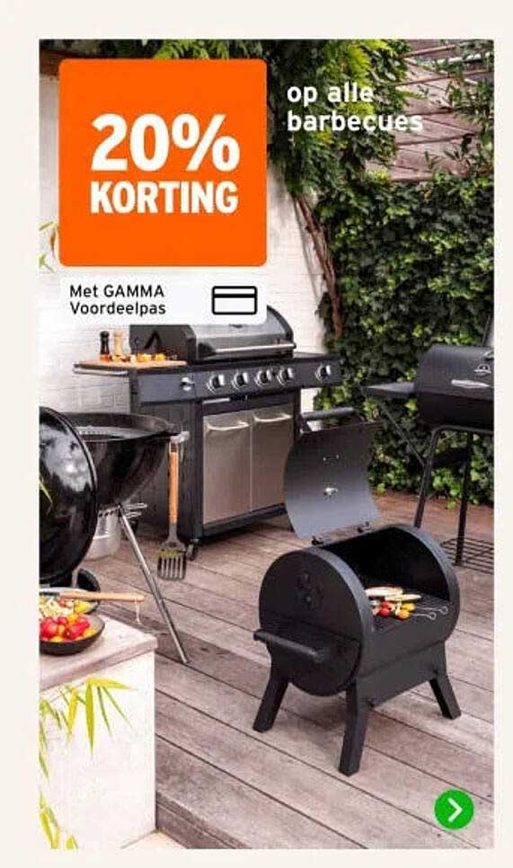 20% KORTING op alle barbecues