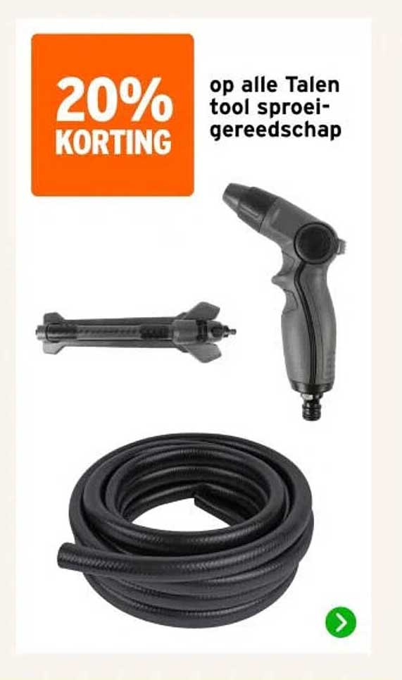 20% KORTING op alle Talen tool sprei-gereedschap