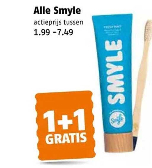 Alle Smyle 1+1 GRATIS