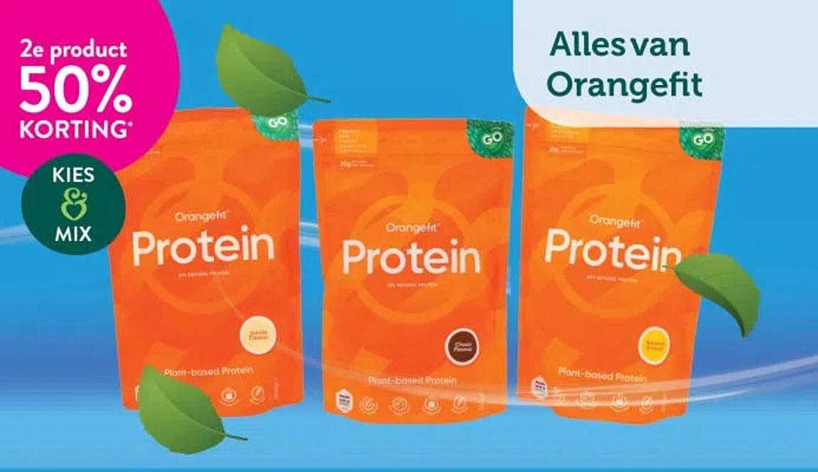 Alles van Orangefit 2e product 50% korting