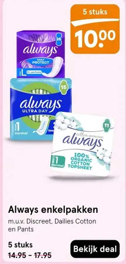 Always enkelpakken