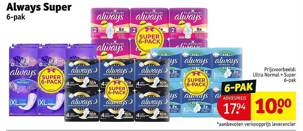 Always Super 6-pak