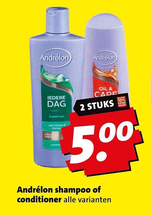 Andrélon shampoo of conditioner alle varianten 2 STUKS