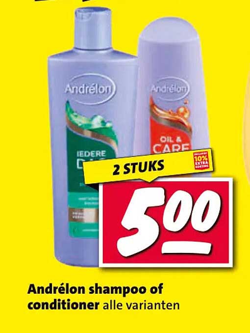 Andrélon shampoo of conditioner alle varianten 2 STUKS