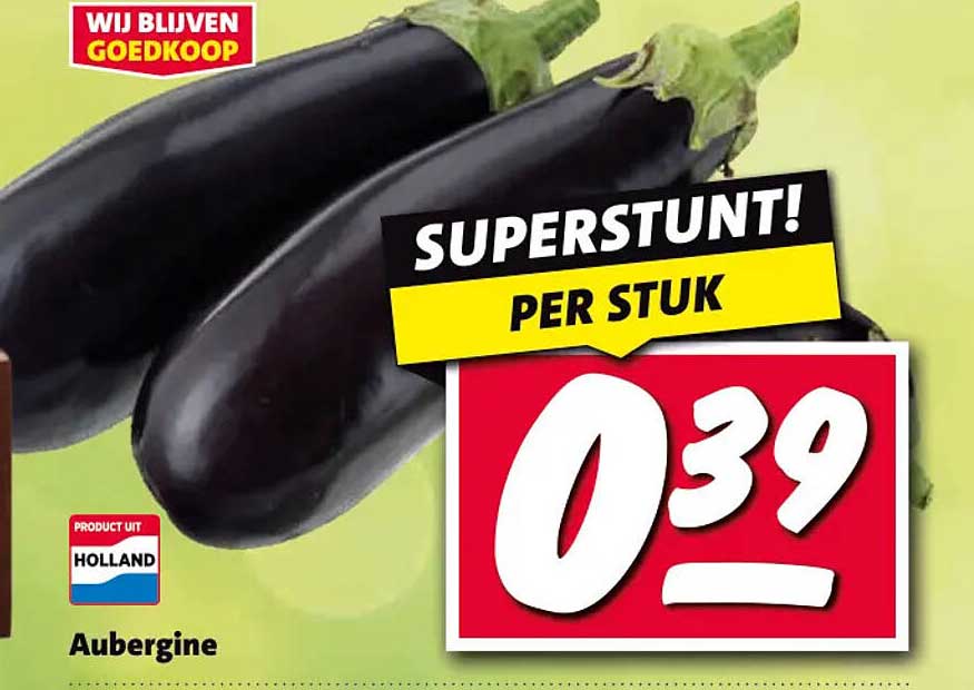 Aubergine SUPERSTUNT! PER STUK