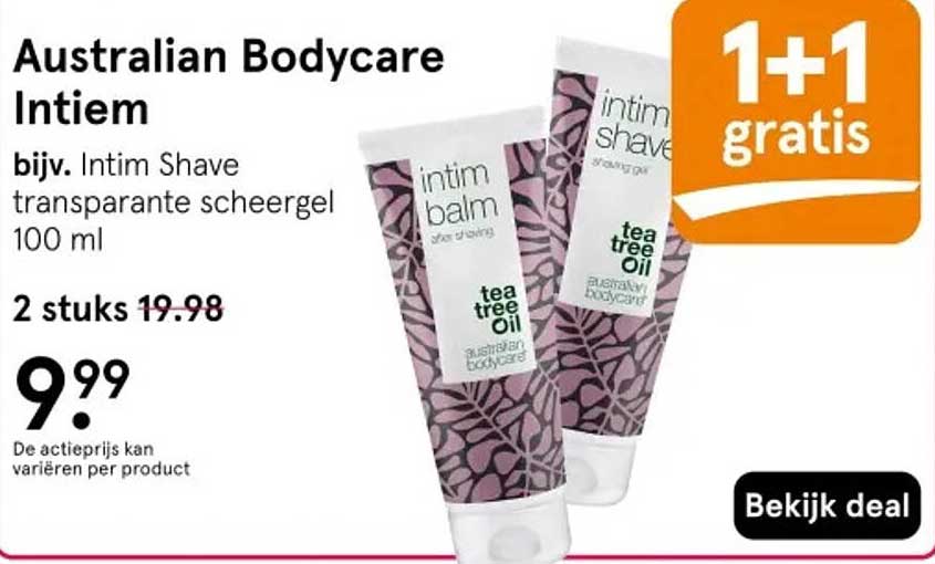 Australian Bodycare Intiem 1+1 gratis